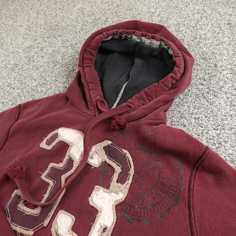 Y2K Vintage American Eagle Distressed Varsity Hoodie